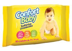 TOALHA UMIDEC CONFORT BABY C/50