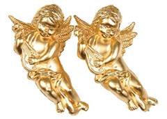ENFEITE DE ANJO 6CM C/4 PRATA