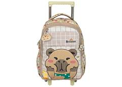 MOCHILA C/CARR. 16” CAPIVARA BROWNIE