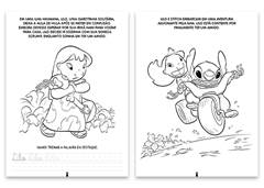 LIVRO COLORIR E APRENDER LILO E STITCH 16PG