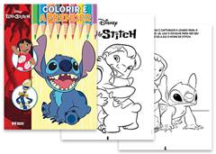 LIVRO COLORIR E APRENDER LILO E STITCH 16PG