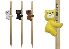 BORRACHA LEO&LEO C/LAPIS URSINHOS SORTIDO