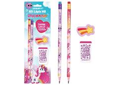 LAPIS GRAF. LEO&LEO UNICORNIO C/BORRACHA+APONTADOR