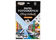 PAPEL FOTOGRAFICO GLOSSY 120G C/20F