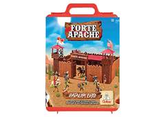 FORTE APACHE BATALHA LUXO 43PCS FIGURAS PINTADAS A MAO