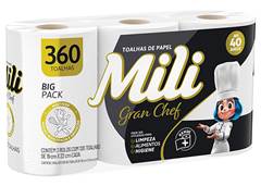 PAPEL TOALHA GRAN CHEF 3X120CM 360F