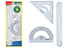 KIT GEOMETRICO P/CANHOTO MAPED 3 PCS