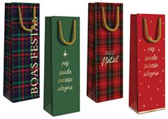SACOLA DECORATIVA SORT NATAL 35X12X9