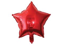BALAO METALIZADO ESTRELA C/CAN 5'' VM