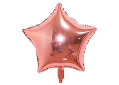 BALAO METALIZADO ESTRELA C/CAN 5'' RS G