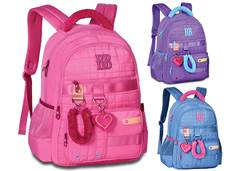 MOCHILA ESC REBECA BONBON C/CHAVEIRO RB26238