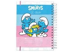 CAD. UNIVERSITARIO SMART SMURFS C/DIV 140F