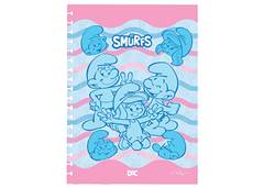 CAD. UNIVERSITARIO SMART SMURFS C/DIV 140F