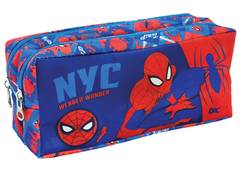 ESTOJO ESC DUPLO HOMEM ARANHA C/2 ZIPER