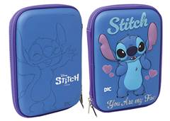 ESTOJO ESC DUPLO 3D STITCH C/DIVISORIAS