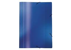 PASTA C/ABA ELASTICA OFICIO FUN LISA AZUL