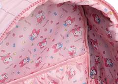 MOCHILA HELLO KITTY C/CHAVEIRO PUFFER