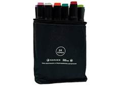 CANETA MARCADOR ARTISTCO DUAL C/24 CORES