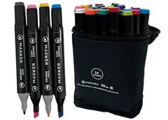 CANETA MARCADOR ARTISTCO DUAL C/24 CORES