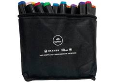 CANETA MARCADOR ARTISTCO DUAL C/48 CORES