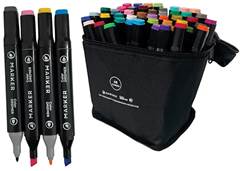 CANETA MARCADOR ARTISTCO DUAL C/48 CORES