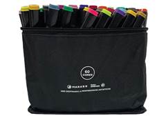 CANETA MARCADOR ARTISTCO DUAL C/60 CORES