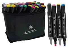 CANETA MARCADOR ARTISTCO DUAL C/60 CORES