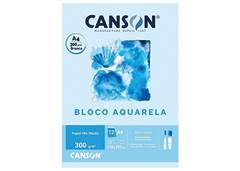 PAPEL AQUARELA 300G/M2 A4 CANSON 12F