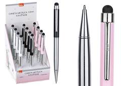 CANETA ESF BRW 1.0 TOUCH GLAM METALICA C/12