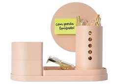 ORGANIZADOR DE MESA COLLAGE 22CM 5PCS ROSA