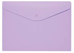 PASTA ENVELOPE C/BOTAO A4 SWEET LILAS PASTEL