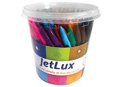 CANETA COMPACTOR JET LUX 1.0MM C/112 SORTIDO