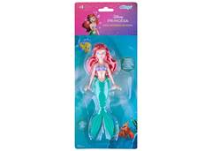 BONECA ARIEL A CORDA 20,2X8CM PRINCESAS