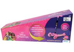 PATINETE PRINCESAS AJUSTAVEL E DOBRAVEL C/3 RODAS