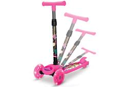 PATINETE PRINCESAS AJUSTAVEL E DOBRAVEL C/3 RODAS