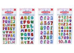 ADESIVO GATE+ 10X24CM LETRAS+NUMEROS SOR