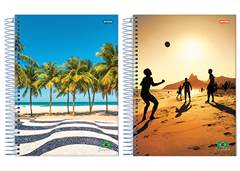 CADERNETA C.DURA 1/8 BRASILIDADE 96F