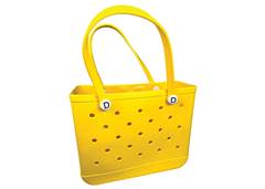 BOLSA MAO ELEGANCE MAKE+ M 36X13CM ROSA AMARELO