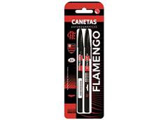 CANETA ESF.  1.0MM FLAMENGO C/2 AZUL