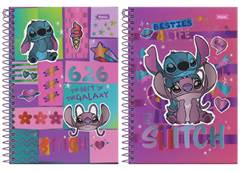 CADERNETA C.DURA 1/8 ESP 80F STITCH