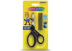 TESOURA ESCOLAR ACRILEX LETRAS