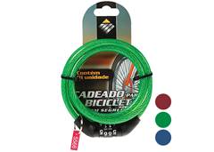 CADEADO FLEXIVEL C/SEGREDO 1,3M ZEIN