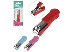 CORTADOR UNHA C/CAPA PASTICA SORTIDO