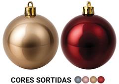 BOLA NATAL LISA ESPELHADA 7CM C/2 SORTIDA