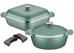 CONJ PANELA 4PCS ALUM LYON VERDE ESMERALDA