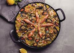 PAELLERA 38CM FERRO 5,1L PROFISSIONAL