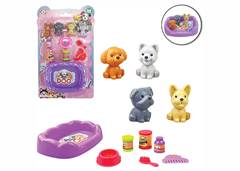 BONECO PET C/ACESSORIOS 11X8CM SORTIDO