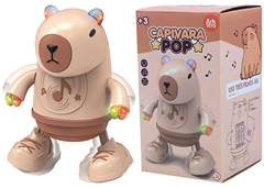 CAPIVARA DIV C/LUZ E SOM 20CM SORTIDA