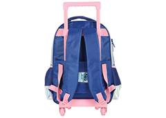 MOCHILA C/CARR. STITCH LUXCEL PRATA 41682