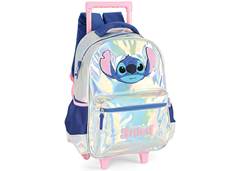 MOCHILA C/CARR. STITCH LUXCEL PRATA 41682